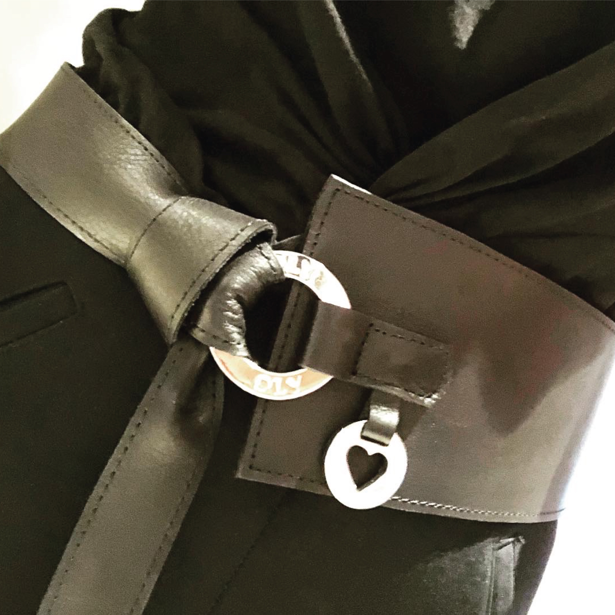 Black Wrap Belt Olivia Lincoln